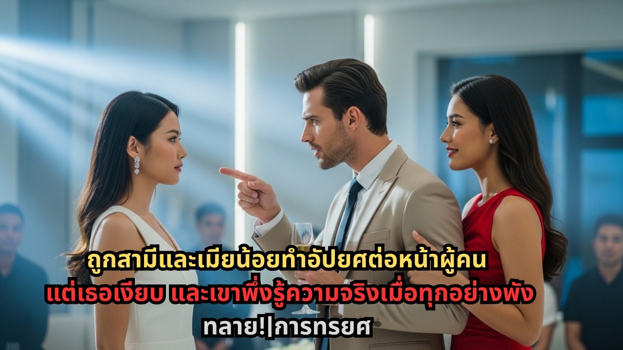 ถูกสามีและเมียน้อยทำอัปยศต่อหน้าผู้คน แต่เธอเงียบ และเขาพึ่งรู้ความจริงเมื่อทุกอย่างพังทลาย!|การทรยศ
