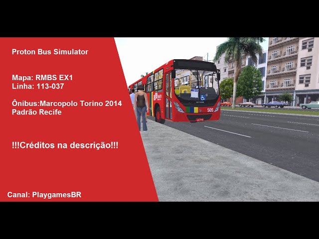 🔵 [PROTON BUS SIMULATOR] MAPA ESCOLAR - MARCOPOLO TORINO 2014 VW