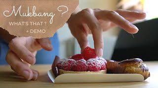 What is Mukbang and why do people love it ? + DEMO | NO DRAMA Eating Show