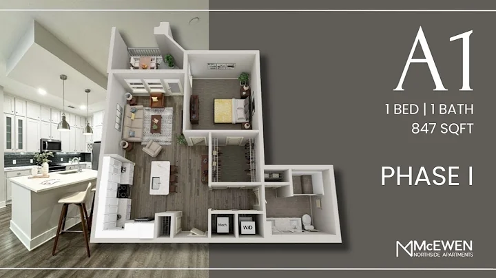 A1 (#1-2023) Virtual Tour (One Bedroom) - Franklin...