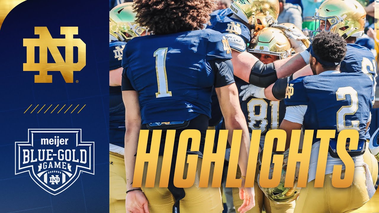 Notre Dame Football: Blue blows out Gold, but game wasn