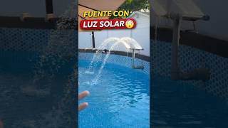 Fuente solar para piscina #poolfountain #poollights #poolaccessories #myadeals