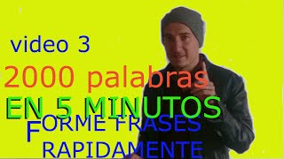 aprende 2000 palabras en inglés asociandolo al español lesson-3(video 3 de 3) aprende 2000 palabras en inglés asociandolo al español lesson-3(video 3 de 3)