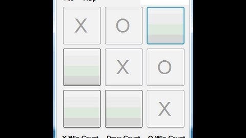 (Part 2) Visual Studio Winform Tic Tac Toe Tutorial Example (C#)