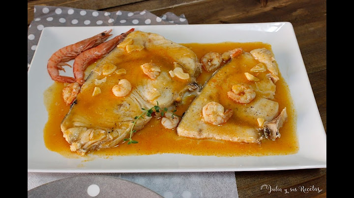 Pez espada o emperador en salsa de gambas🐟PARA TUS CELEBRACIONES!