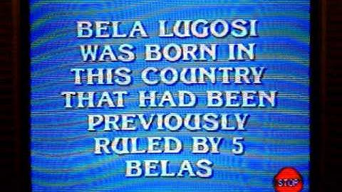 Sega Genesis Jeopardy! Deluxe Edition Run Game 2 Part 1