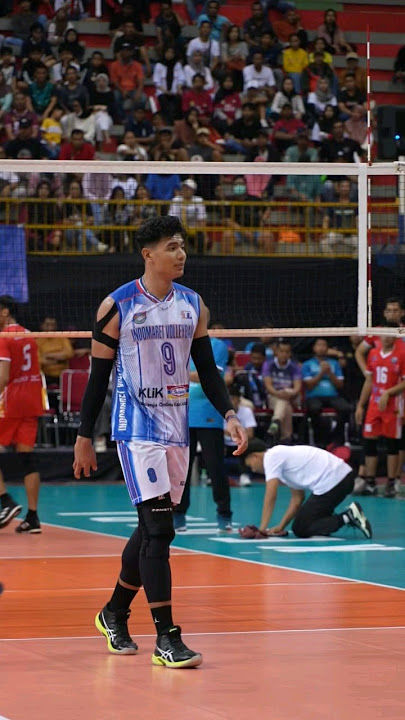 Sandy Akbar bermain dengan baik #volleyball