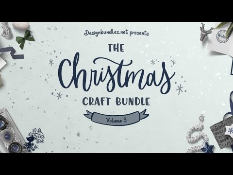 Download Christmas Craft Bundle 3 Review From Designbundles Net Youtube