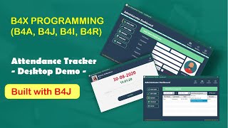B4X Programming - Attendance Tracker Demo built with B4J for Desktop screenshot 4