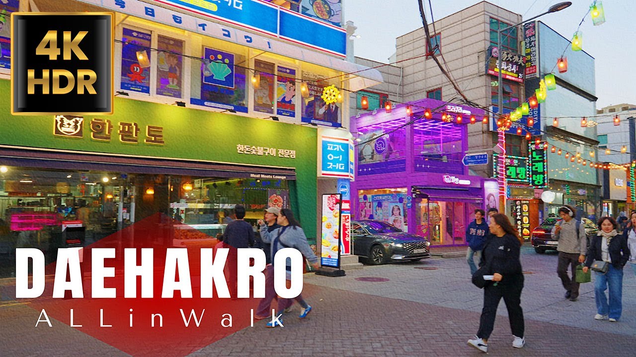 4K Seoul - Walking Daehakro Alley on Friday | Korea | 4K HDR | 4K Walk ...