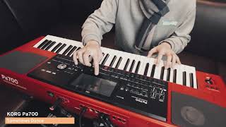 KORG Pa700 RD Limited Red Version - Free Bonus Style Demo [Sometimes Dance] with KAOSS FX ARP