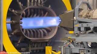 US Airforce JET ENGINE TEST for US Airforce F-22 and F-16 Jet Fighter Aircraft