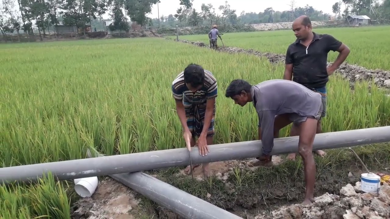 Latest irrigation technology in Bangladesh    Maximum water saving methods  Buried pipe irrigation