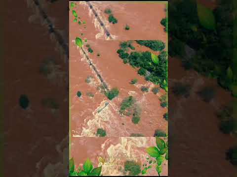 Passarela das Cataratas é destruída pela forte correnteza no Rio Iguaçu