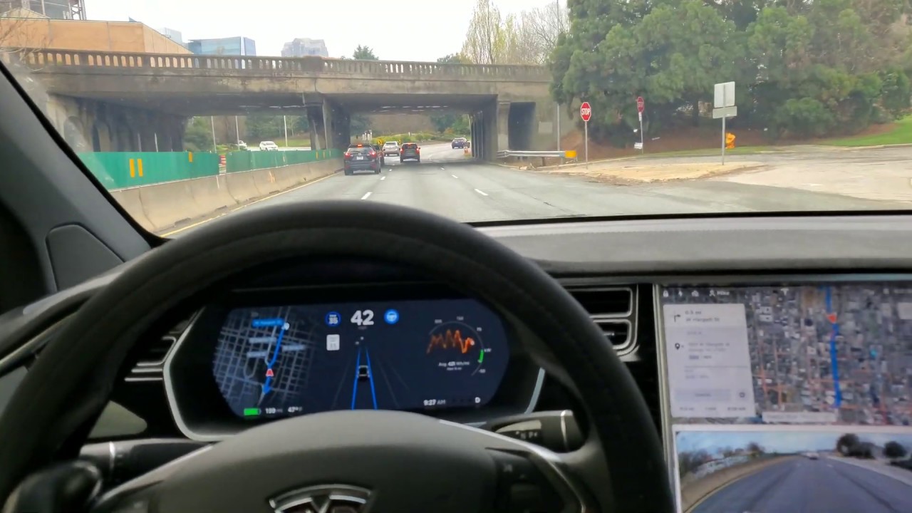 TESLA AutoPilot 2018.50.6 vs. Capital Blvd DownTown Raleigh, NC