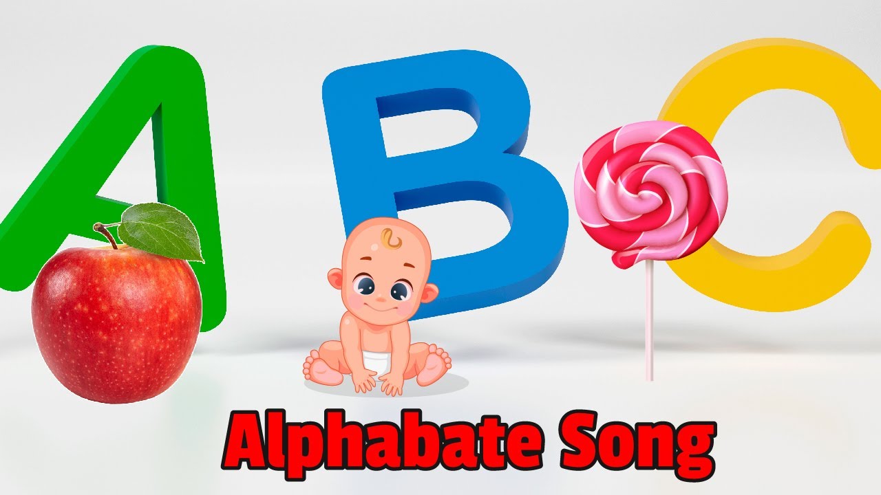 Kids A for Apple B for Baby Phonics Song | Learn ABC Alphabet with ...