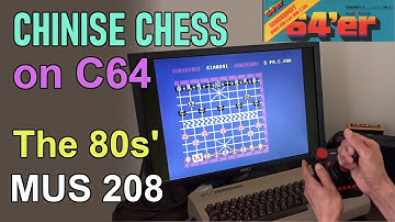Chess program for C64 (MUS 208)