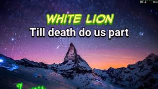 Lagu barat lirik White lion - till death do us
