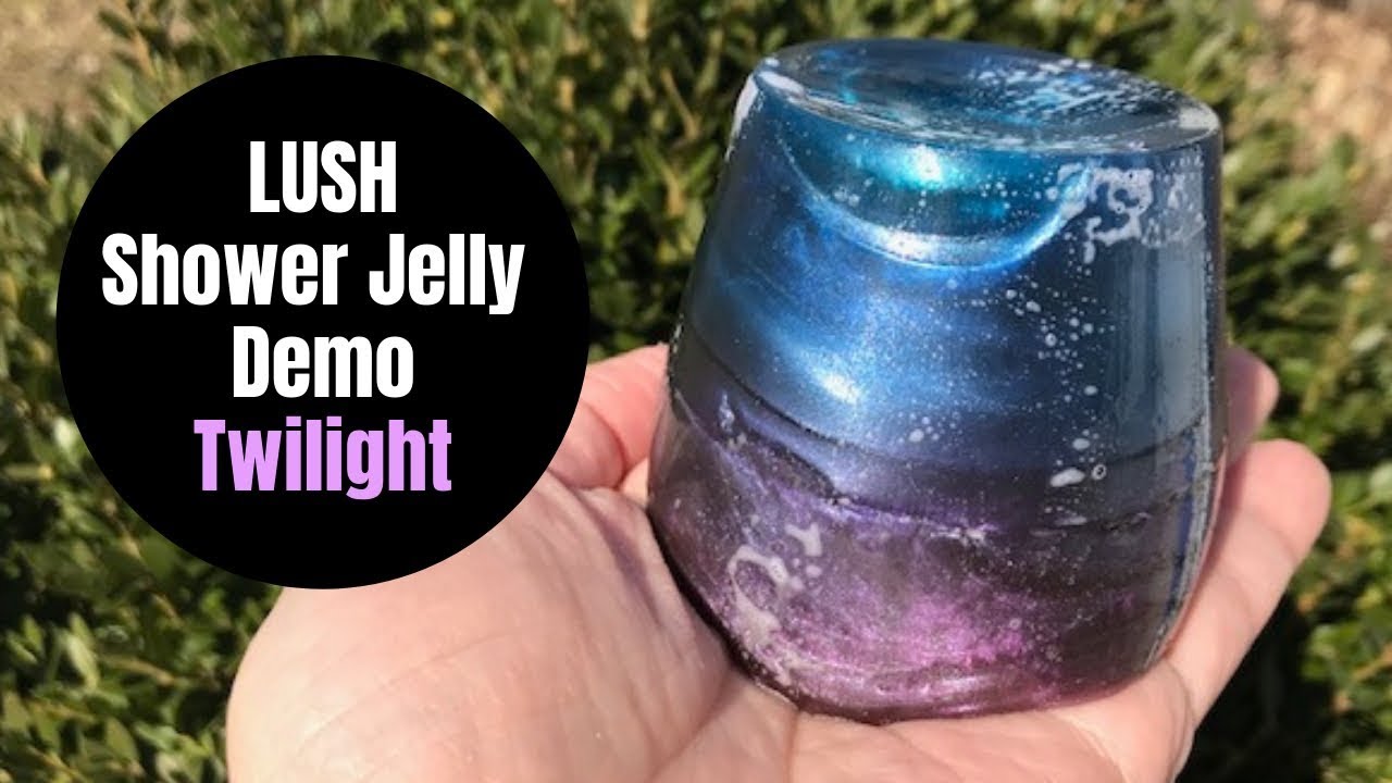 New Lush Twilight Shower Jelly Demo (this one is iridescent) - YouTube