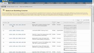 Course Merge in BB 9.1