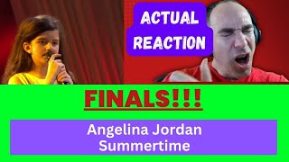 Jazz Musician Reacts to Angelina Jordan Summertime (Finals!) on Norway's Got Talent