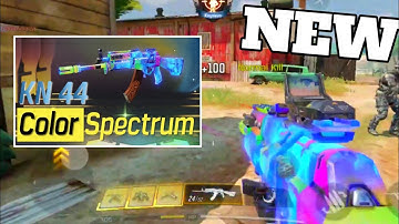 Kn-44 Color Spectrum Gameplay|Sentinel Character Gameplay! Call Of Duty Mobile New Lucky Draw!