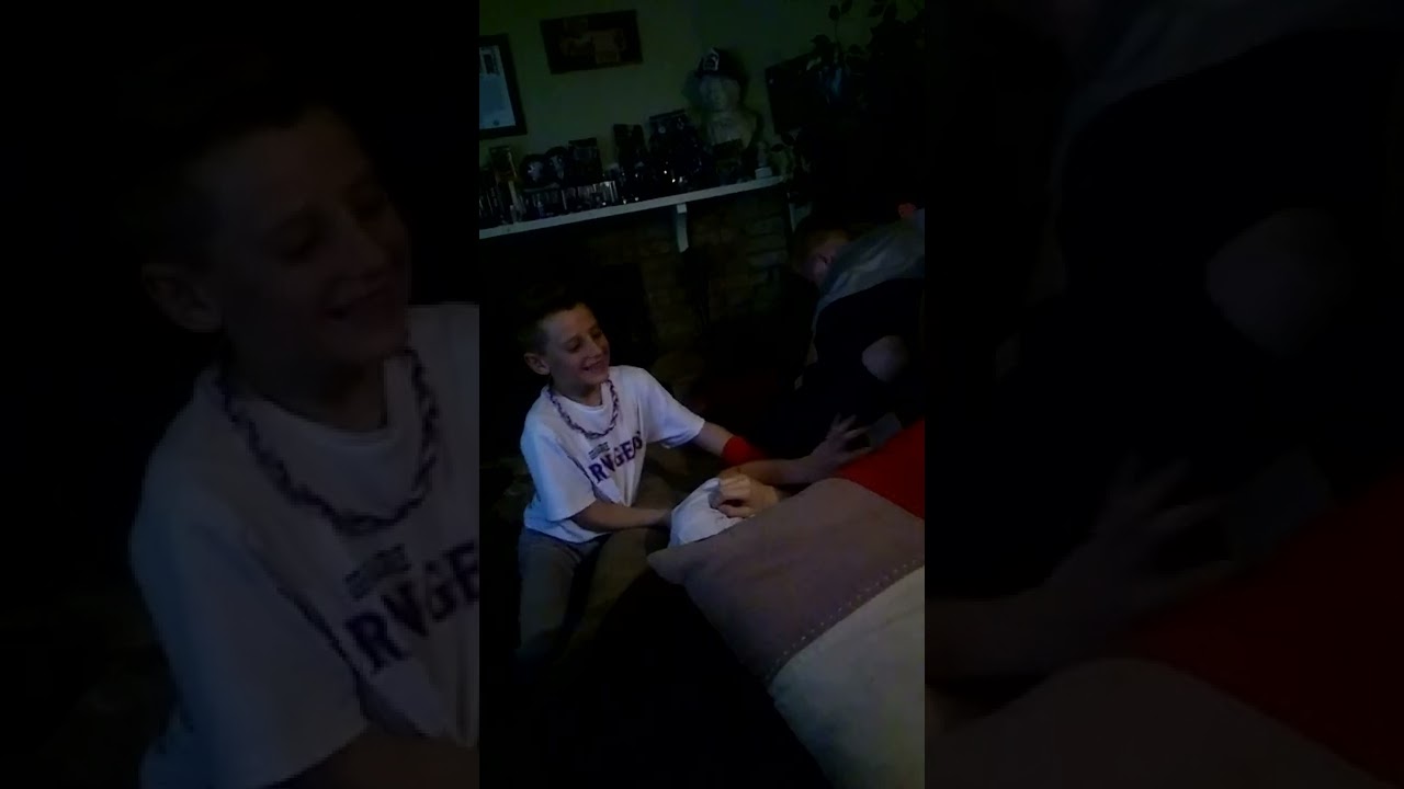 mas & Jaden tickling their sister Melody '14 (?)
