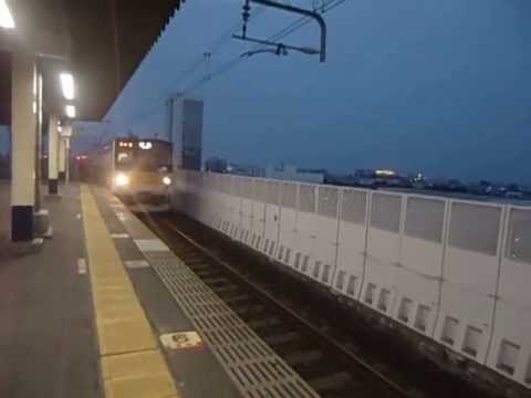 武蔵野線２０５系５０００番台m３２編成　新木場駅到着