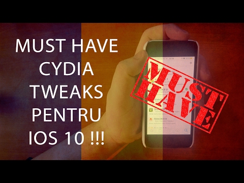J: MUST HAVE JAILBREAK TWEAKS Pentru iOS 10 [ Limba Română ]