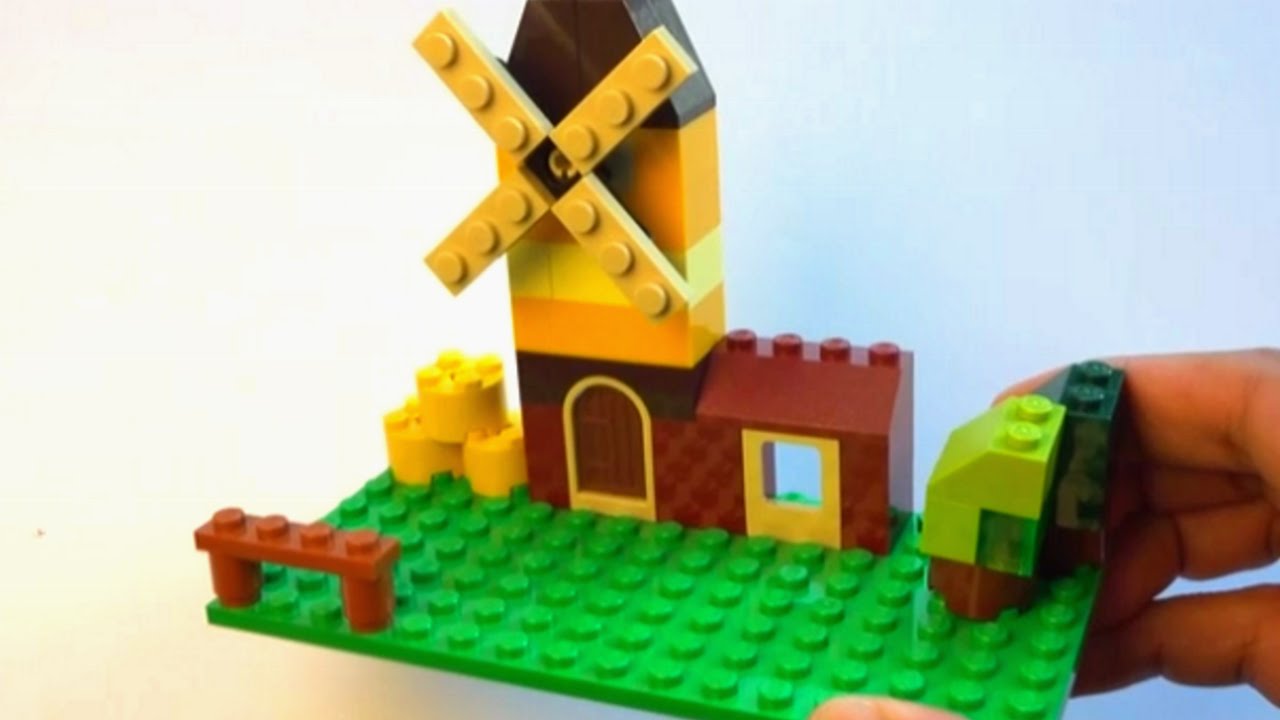 How to a Lego Windmill Lego Classic 10696 (2015) - YouTube