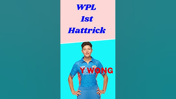 hat trick Issy Wong #shorts #wpl2023