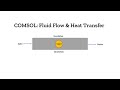 COMSOL : Fluid Flow and Heat Transfer with Heat Source