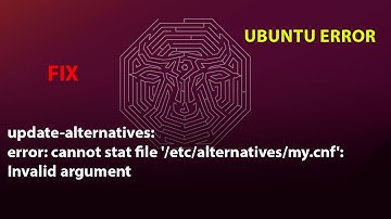 update-alternatives: error: cannot stat file 