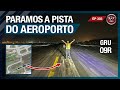 Por que a PISTA do Aeroporto de Guarulhos PAROU PARA LIMPEZA?