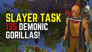 Loot From 135 Demonic Gorillasold School Runescape