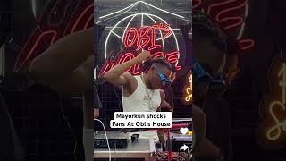 Mayorkun shocks Fans At Obi s House