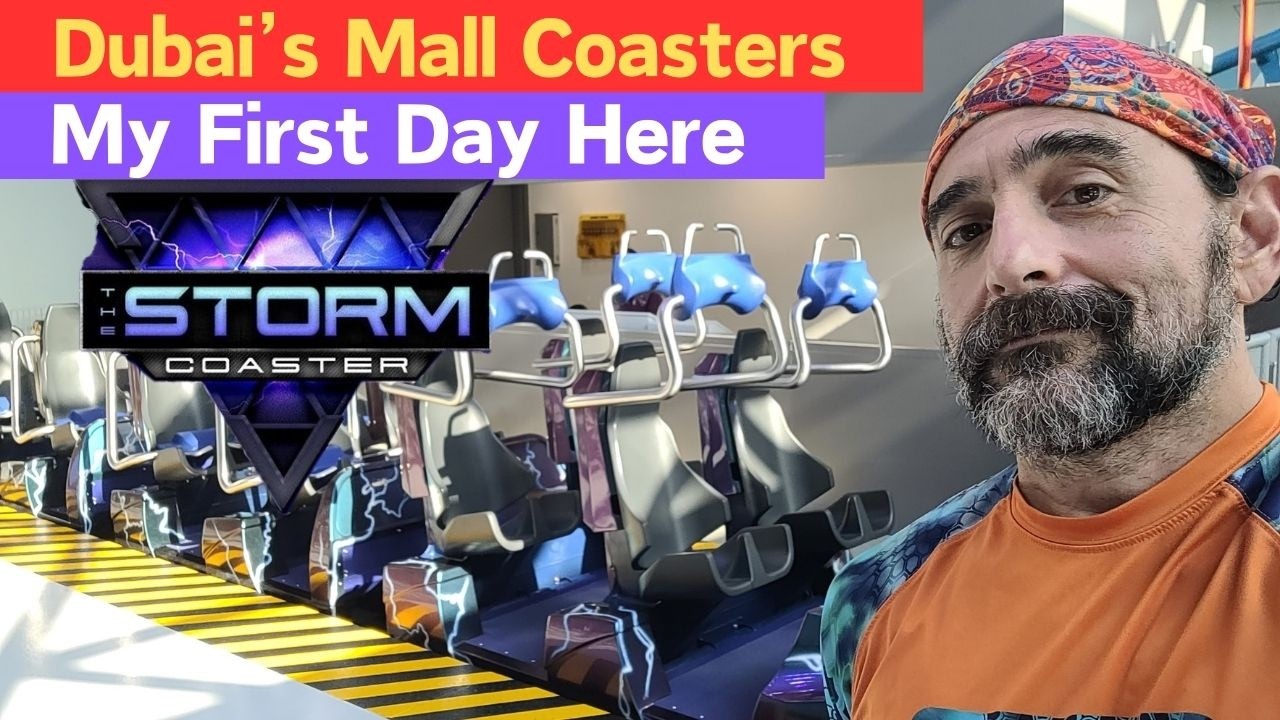 First Day Dubai Rides: Epic Storm Coaster, Dubai Drone Spins & IMG Worlds Tease!