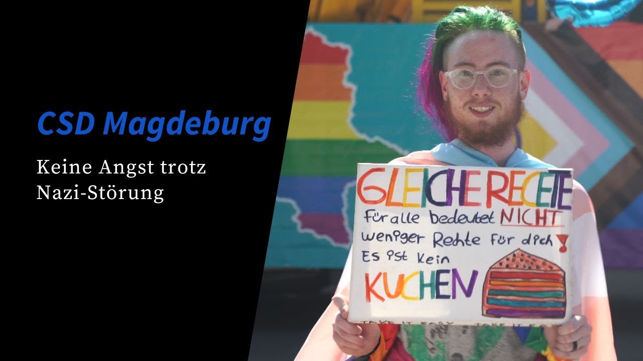 "Wir haben keine Angst!" - Christopher Street Day in Magdeburg