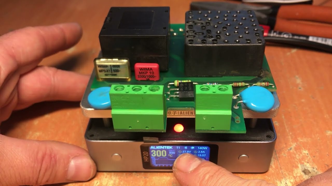 ALIENTEK, паяло T90 + нижній підігрів HP20. Огляд та в роботі.