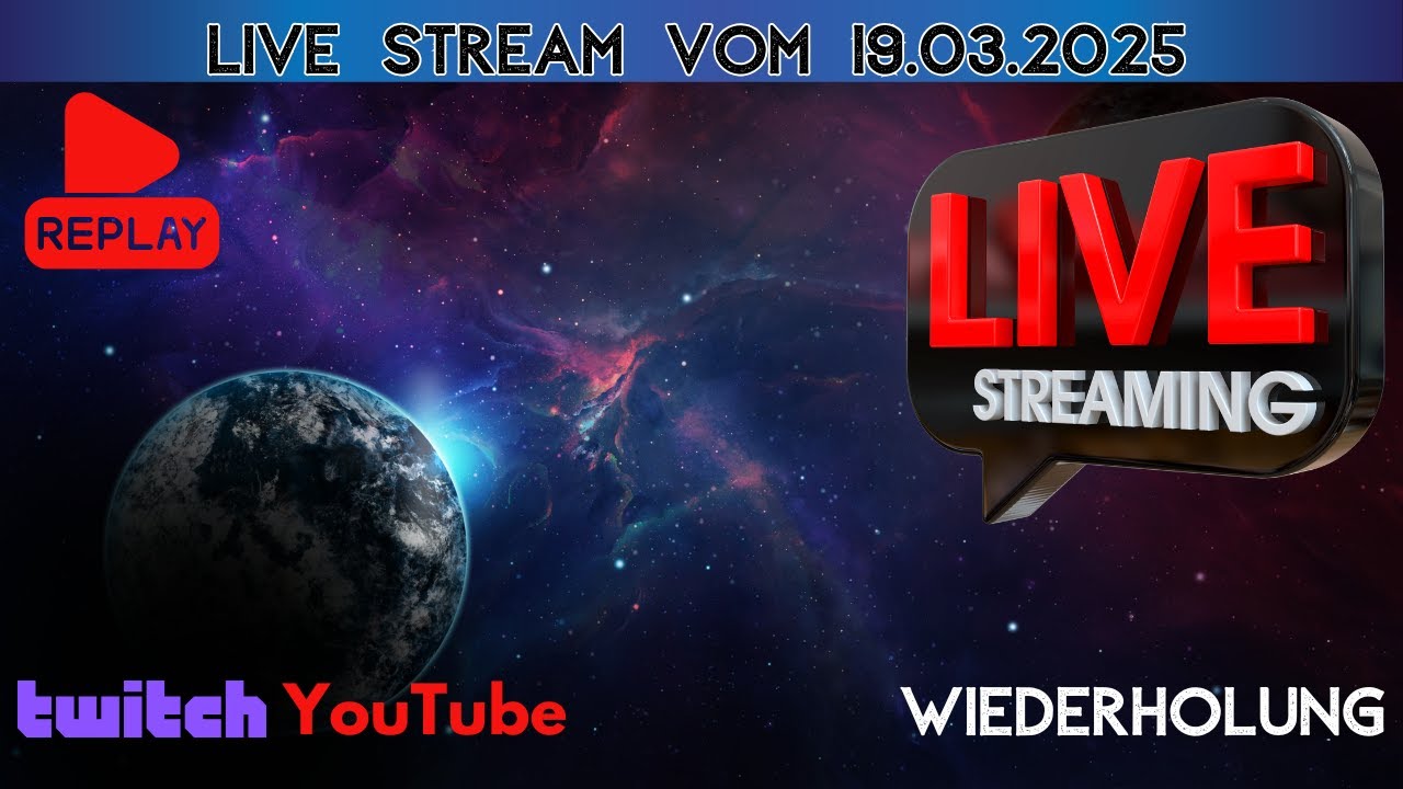#4- Live Stream vom 19.03.2025. Satisfactory Plus Mod - YouTube