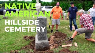 Conservation work in Hillside Cemetery Skiatook, Oklahoma