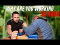 Arm wrestling Practice | Why are you working so hard?