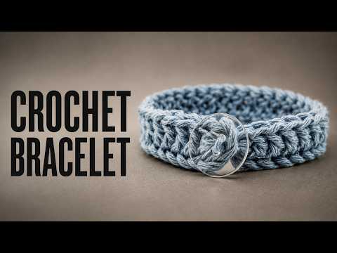 Double Crochet Bracelet Beginner Tutorial