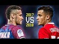 Neymar Jr vs Philippe Coutinho ● Skills Battle | Who's the most skillful? 2017/2018 HD