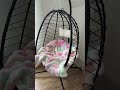 Most affordable hanging egg chair, you can use this for indoor or outdoor@WTFGO