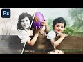 How To EASILY Colorize Black And White Photos In Photoshop