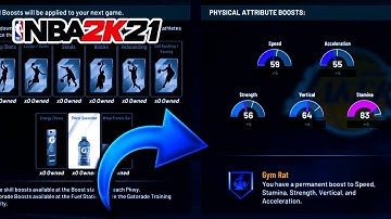 HOW TO GET GYM RAT BADGE ON NBA 2K21! BEFORE BEING SUPERSTAR 2! GYM RAT BADGE FASTEST METHOD