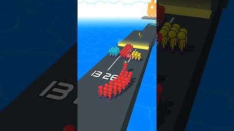 Crowd Battle 3D - Gameplay - level 63 (Android, ios)#shorts
