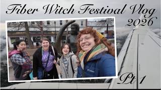 Travel, festival work, and Florence + the Machine - Fiber Witch Festival 2026 Vlog Pt.1.