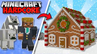 I Built A GINGERBREAD HOUSE in Minecraft 1.19 Hardcore (#65)